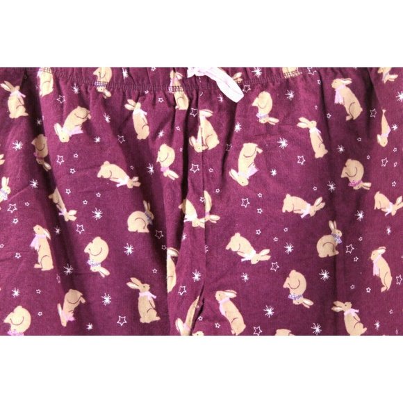 Joe Boxer Pink Scraf Bunny Purple/Pink Pajama Bott - Picture 2 of 6